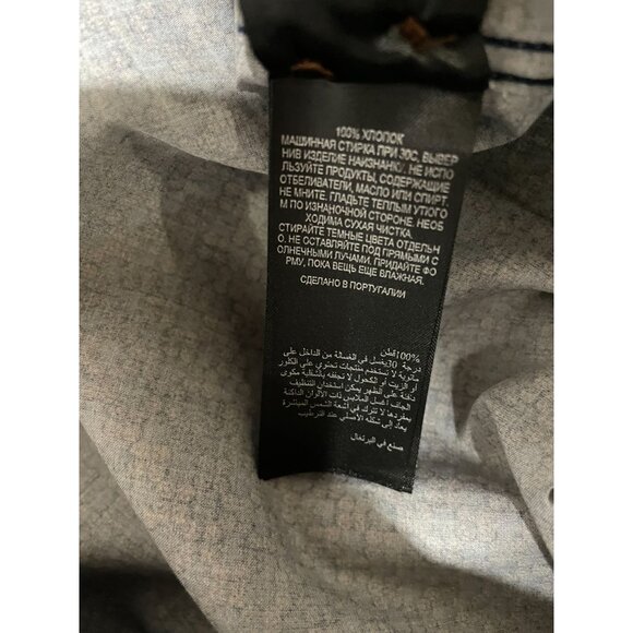 Ted Baker London Men's Size 4 Navy Button-Up Shirt Made In Portugal 100% Cotton - Picture 15 of 15